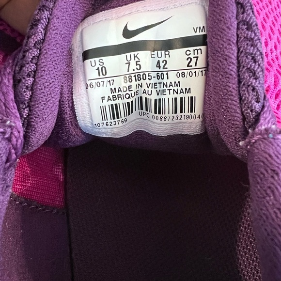 Nike Womens Flex Experience RN 6 881805-601 Fuchsia Running Shoes Sneakers US 10 - Picture 7 of 9